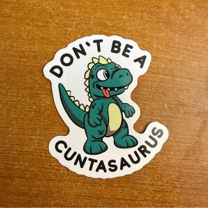 Green Dinosaur Reptile Sticker‎